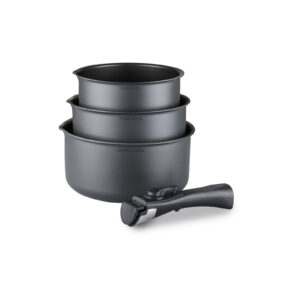 Set 3 casseroles amovible