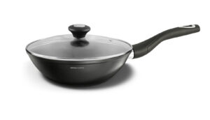 Sauteuse en aluminium forgé noir 24 cm