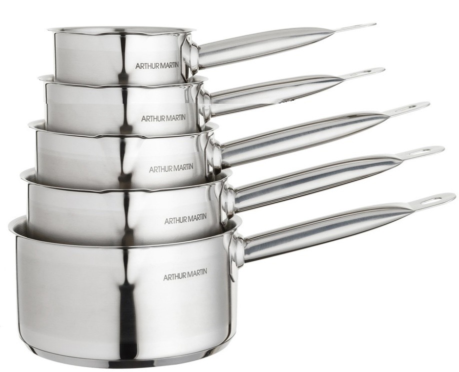 Set de 5 casseroles (gamme professionnelle)