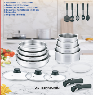 AM. Batterie 20 PCS ACIER INOXYDABLE