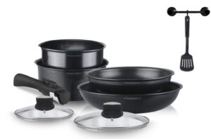 Batterie 8 pièces amovible noire