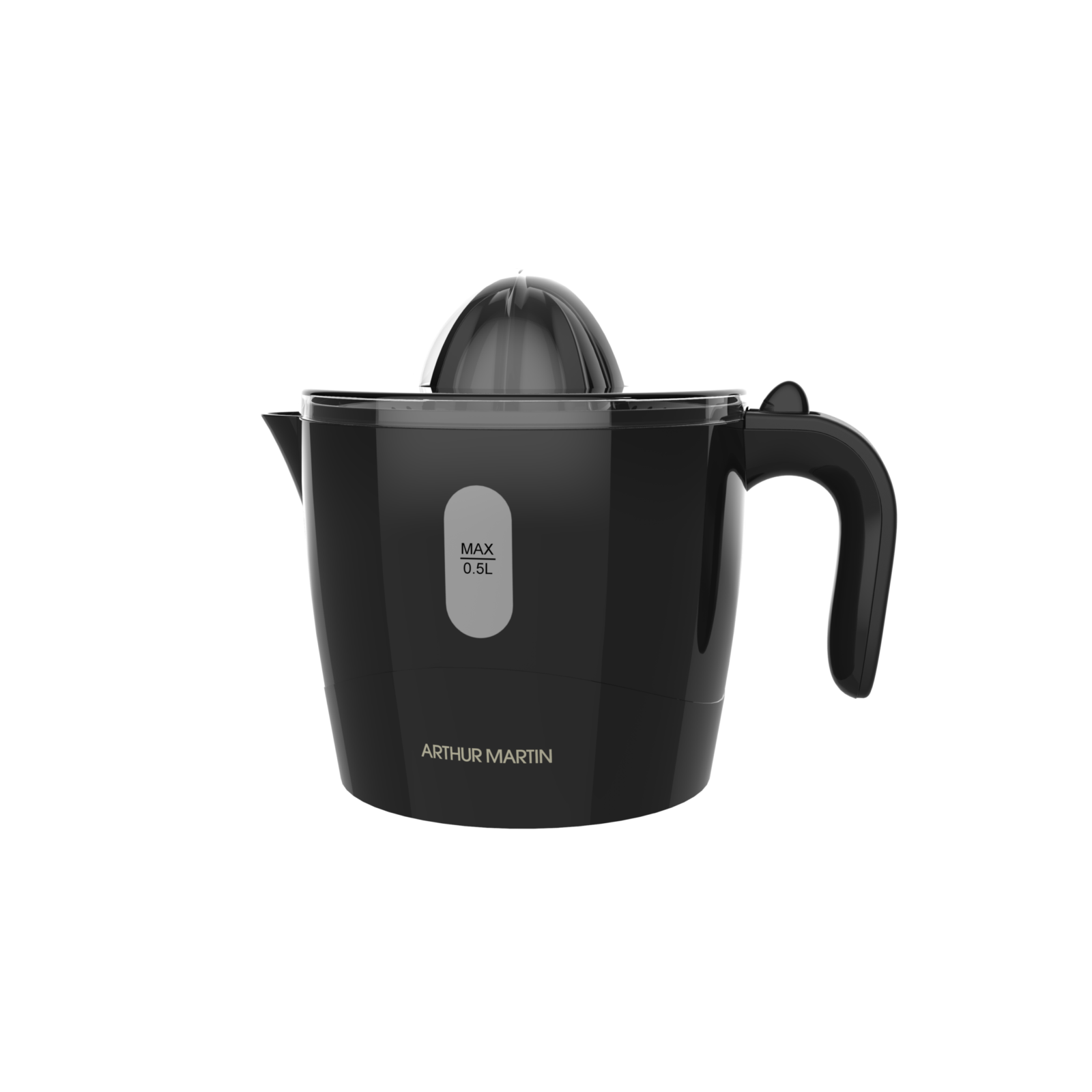 Presse Agrumes 0.5L 30W thème noir Inox