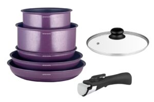 Batterie amovible 7 pièces prune