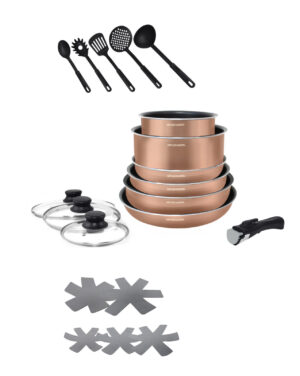 Batterie 20 pièces champagne