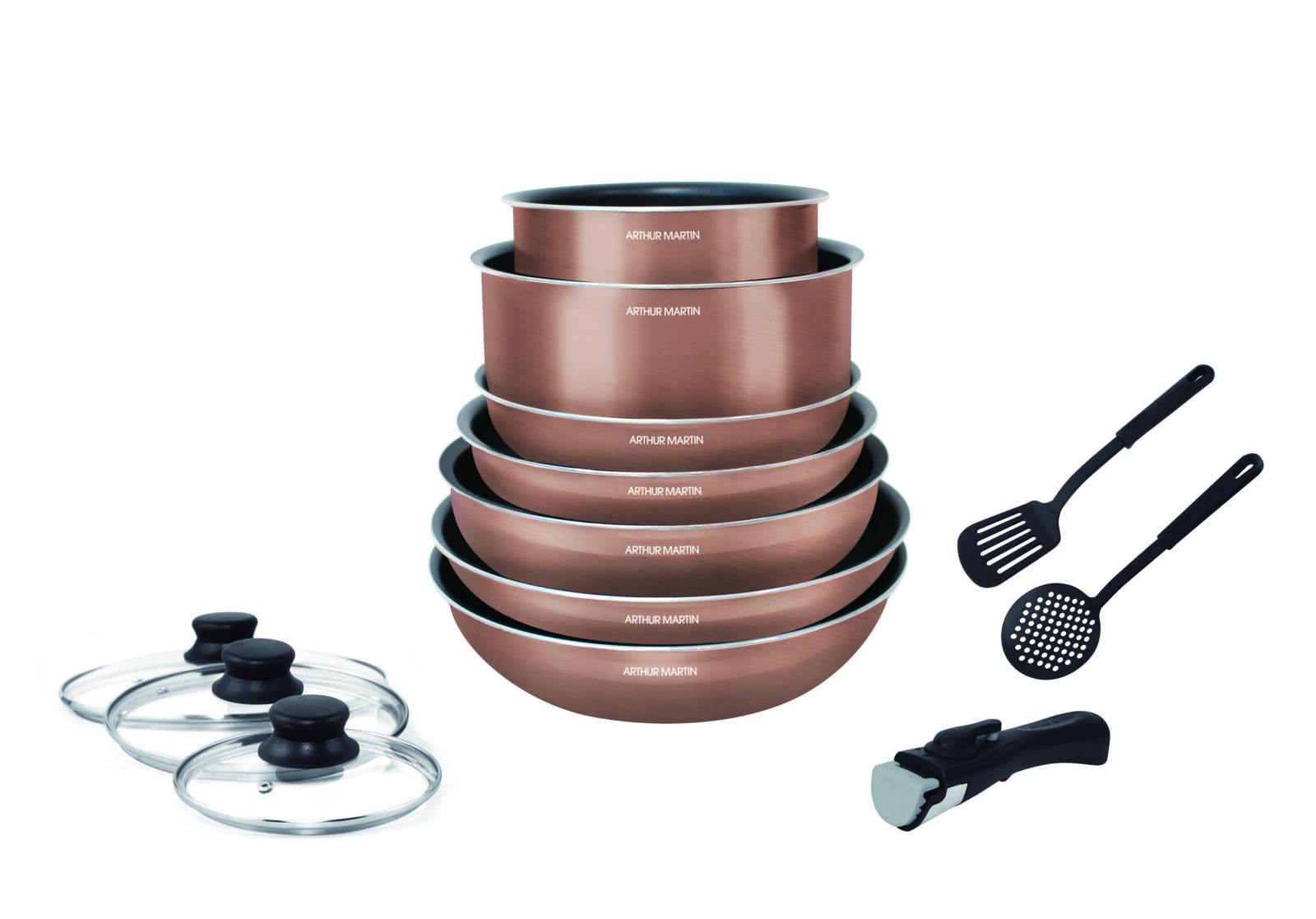 AM. Coffret 13 pièces Champagne