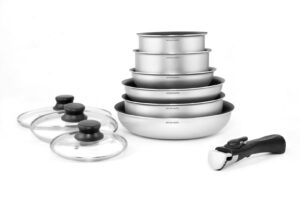 Batterie 10 pièces Grise