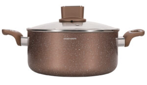 Jeu de 2 marmites 20/24cm terracotta