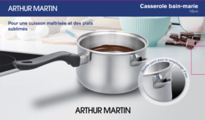 Casserole bain-marie 16cm / 1L