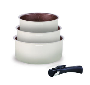 Set 4 pièces crème