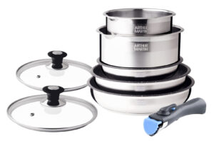 Batterie 8pcs inox amovible