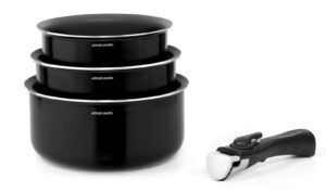 Set de 3 casseroles 16/18/20 Shiny Black