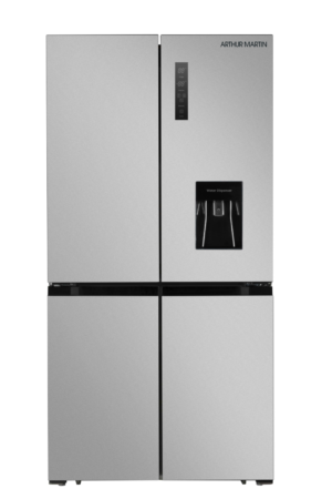 Cross door 535L with auto ice maker inside drawer of freezer (Inox)