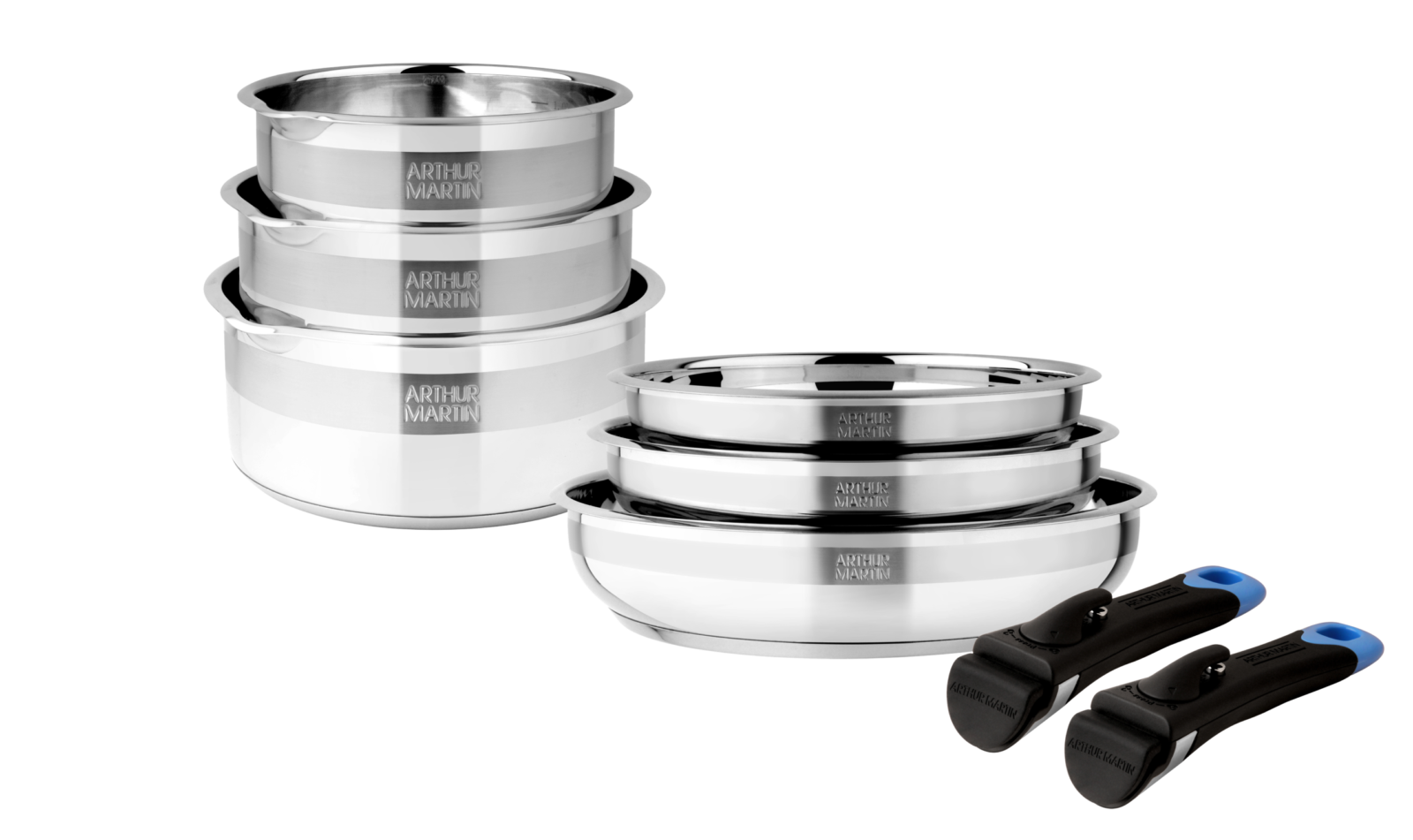 Batterie amovible 8 pièces iNOX 18/10