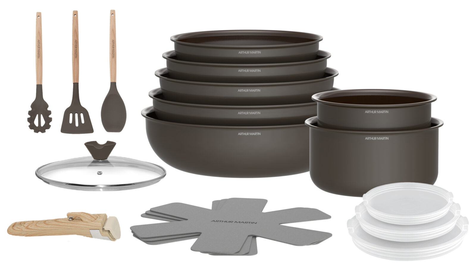 Batterie amovible 18 pièces – Chocolat