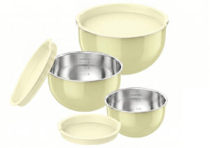 R'MIX Set de 3 saladiers 16/ 20/ 24 cm -Olive