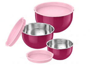 R'MIX Set de 3 saladiers 16/ 20/ 24 cm - Prune